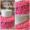2 Tier Cake Pink and Silver | Brenda's Cakes Shop - Miami, FL