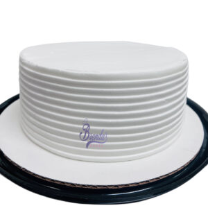 No border White cake 7x3 (15 a 20 porciones)