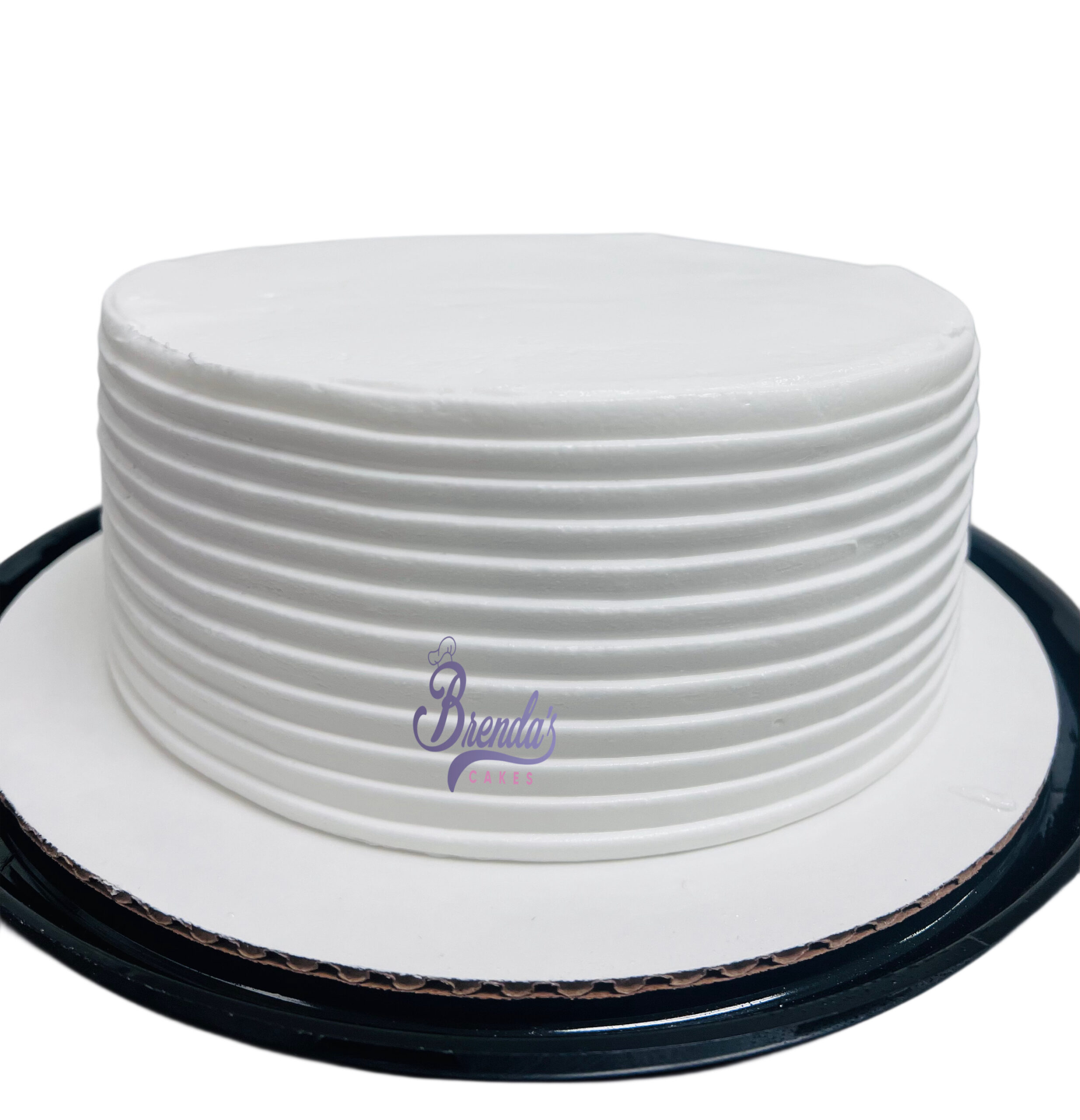 No border White cake 7x3 (15 a 20 porciones)