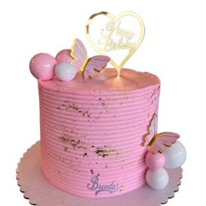 Double barrel 6” pink cake buy