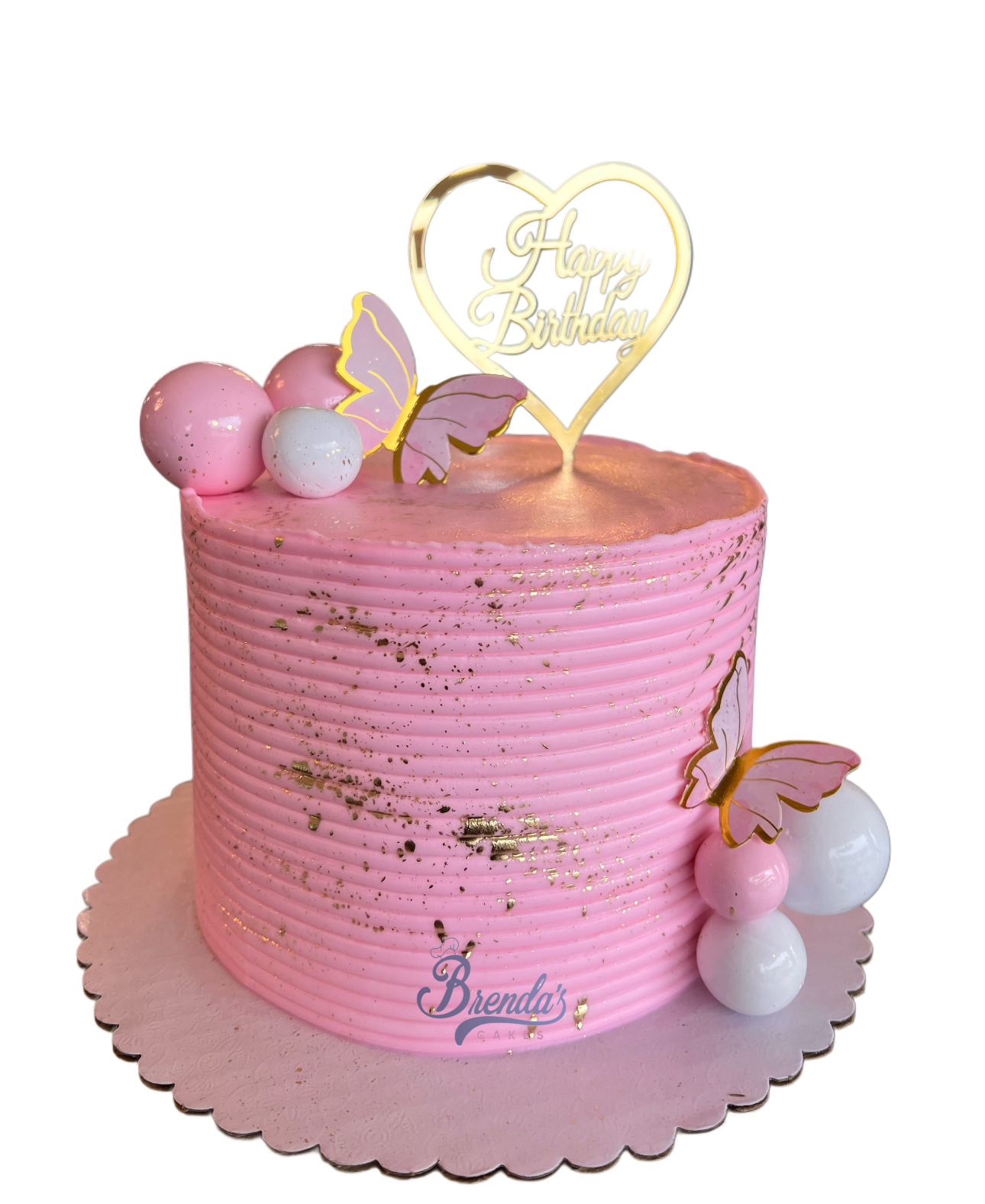 Double barrel 6” pink cake buy